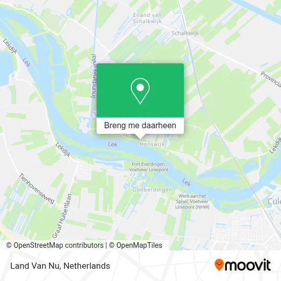 Land Van Nu kaart