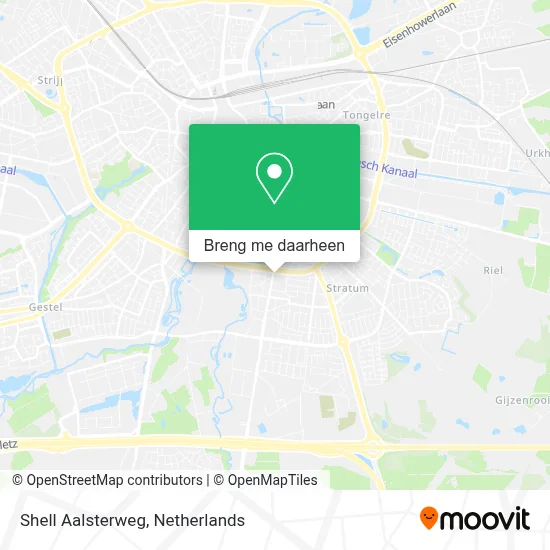 Shell Aalsterweg kaart