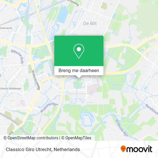 Classico Giro Utrecht kaart