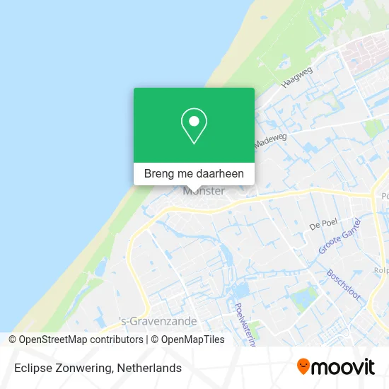 Eclipse Zonwering kaart