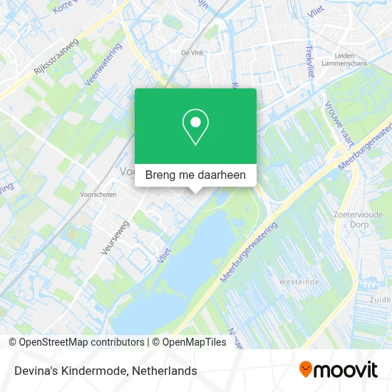 Devina's Kindermode kaart