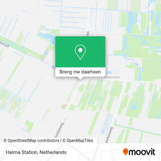 Halma Station kaart