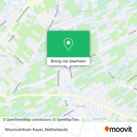 Wooncentrum Kayer kaart