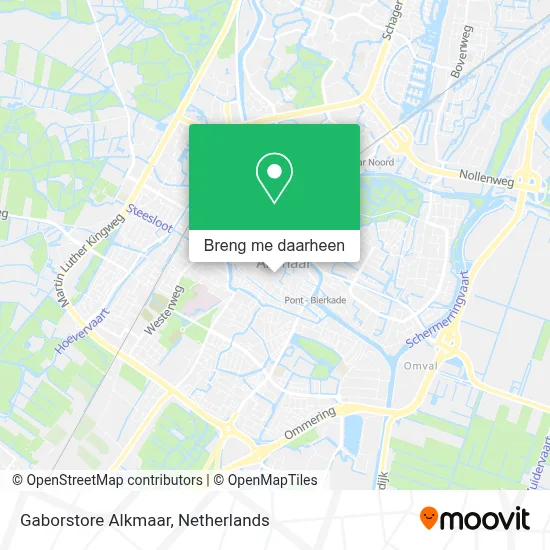 Gaborstore Alkmaar kaart