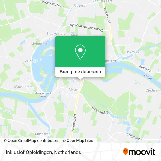 Inklusief Opleidingen kaart