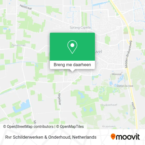 Rvr Schilderwerken & Onderhoud kaart
