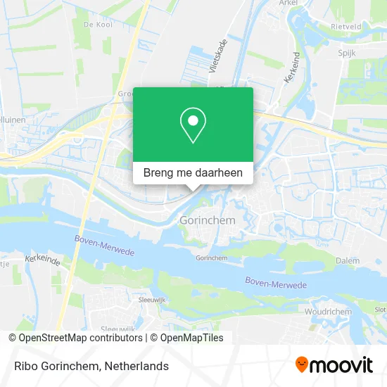 Ribo Gorinchem kaart