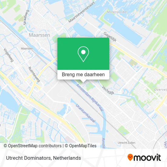 Utrecht Dominators kaart