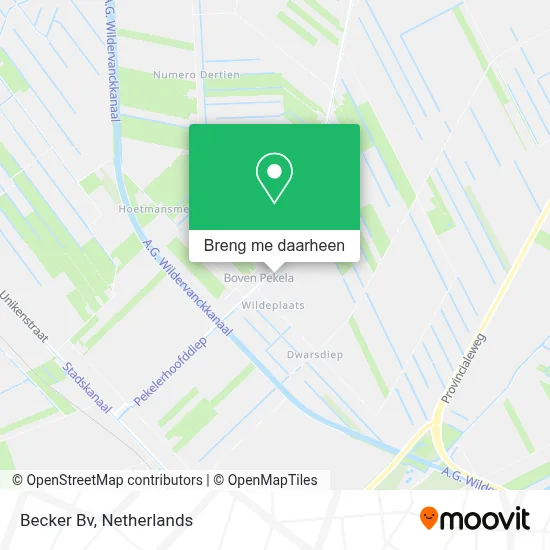 Becker Bv kaart