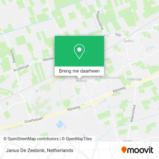 Janus De Zeebink kaart