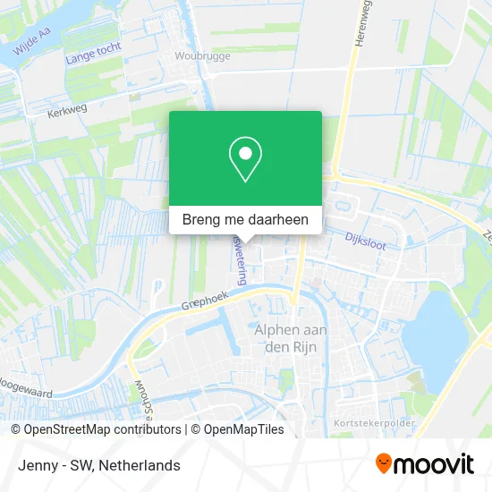 Jenny - SW kaart