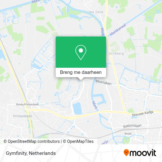 Gymfinity kaart