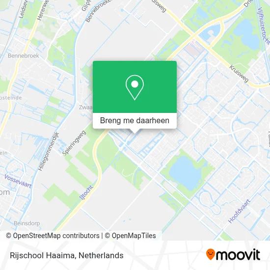 Rijschool Haaima kaart
