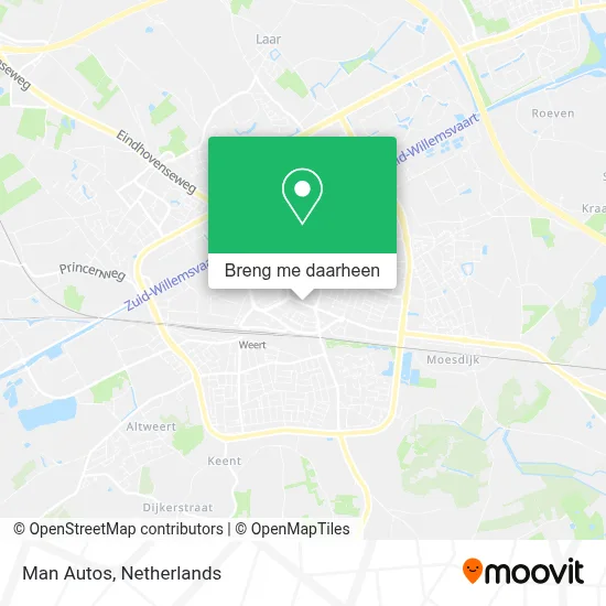Man Autos kaart