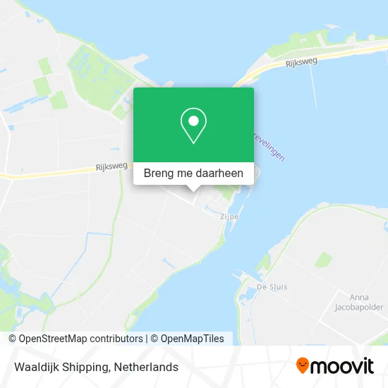 Waaldijk Shipping kaart