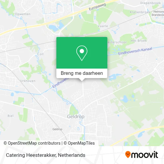 Catering Heesterakker kaart