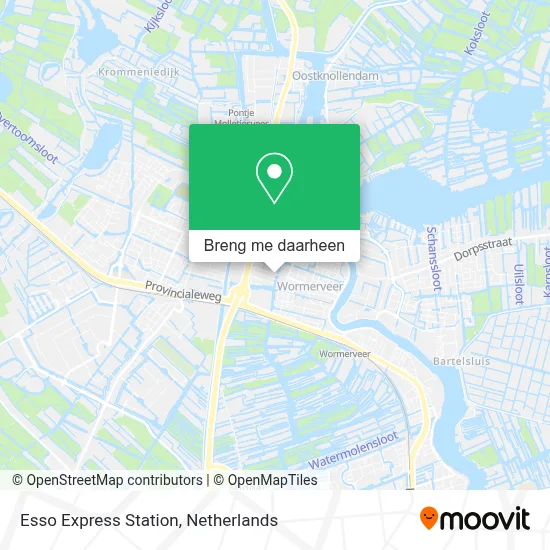 Esso Express Station kaart
