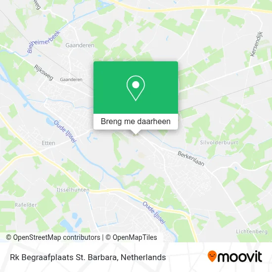 Rk Begraafplaats St. Barbara kaart