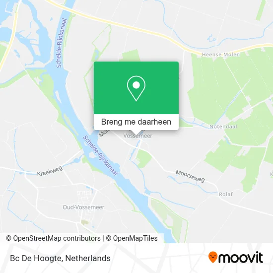 Bc De Hoogte kaart