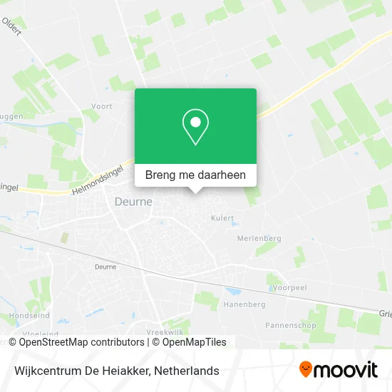 Wijkcentrum De Heiakker kaart