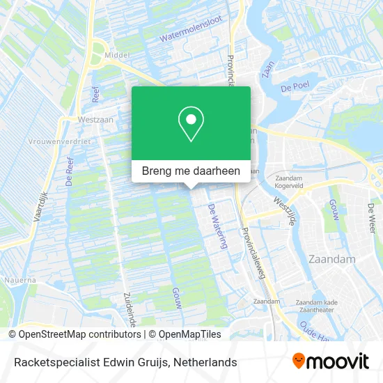 Racketspecialist Edwin Gruijs kaart