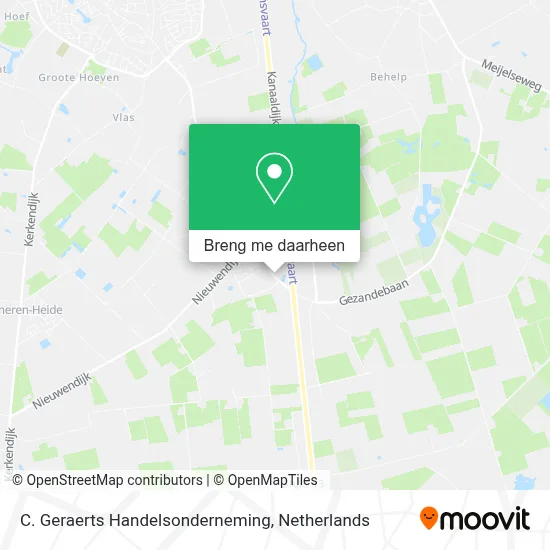 C. Geraerts Handelsonderneming kaart