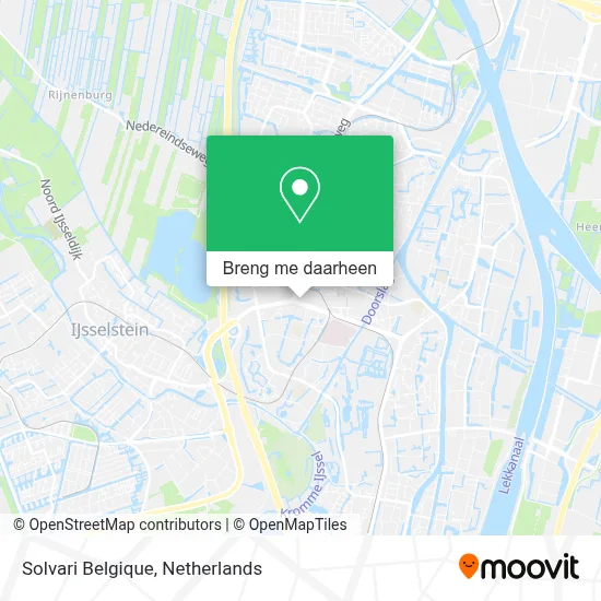 Solvari Belgique kaart