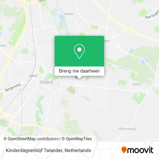 Kinderdagverblijf Talander kaart