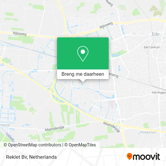 Reklet Bv kaart