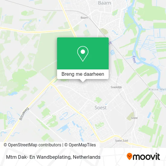 Mtm Dak- En Wandbeplating kaart