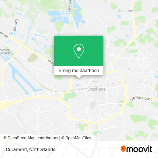 Curament kaart