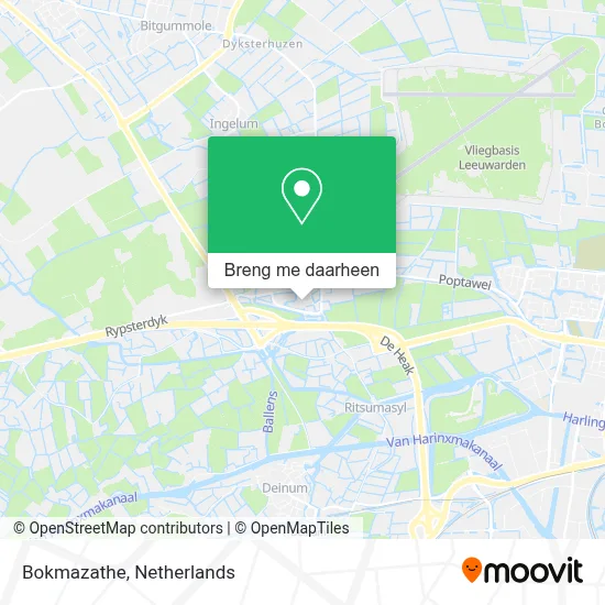 Bokmazathe kaart