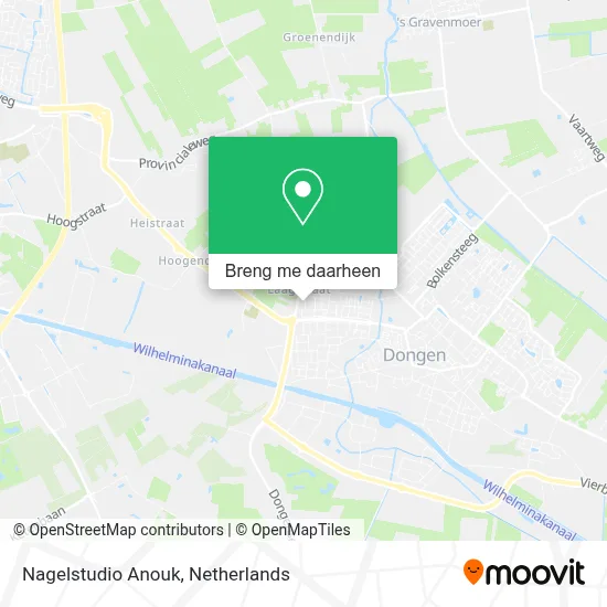 Nagelstudio Anouk kaart