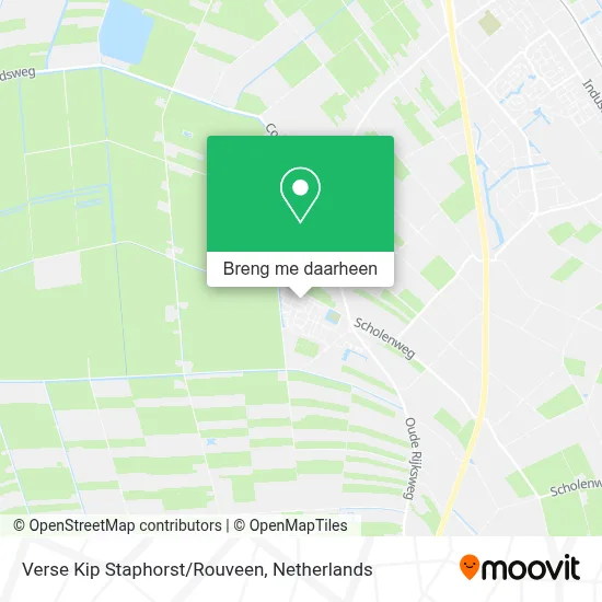 Verse Kip Staphorst/Rouveen kaart