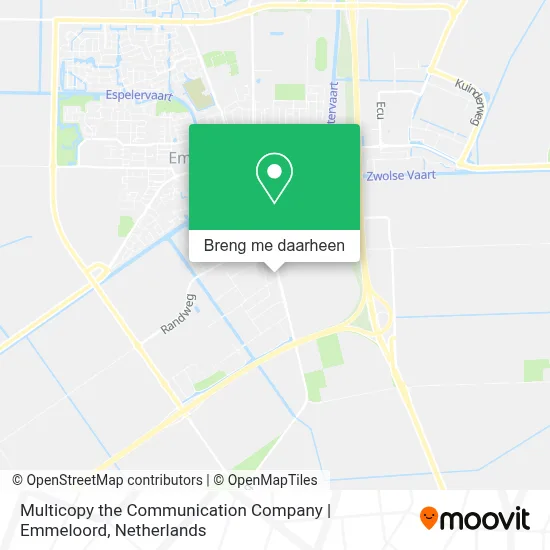 Multicopy the Communication Company | Emmeloord kaart