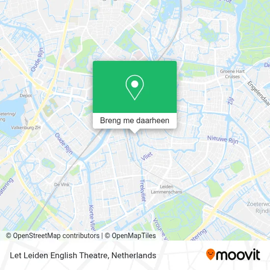 Let Leiden English Theatre kaart