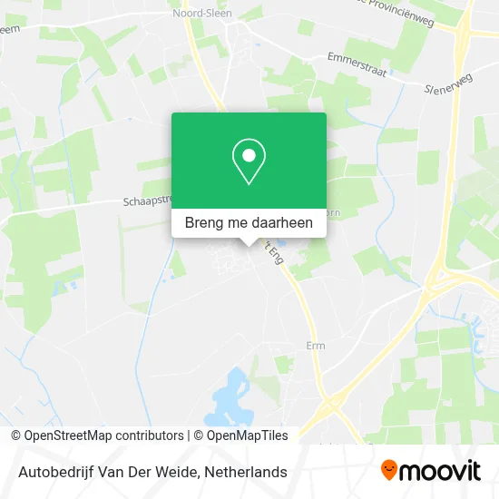 Autobedrijf Van Der Weide kaart