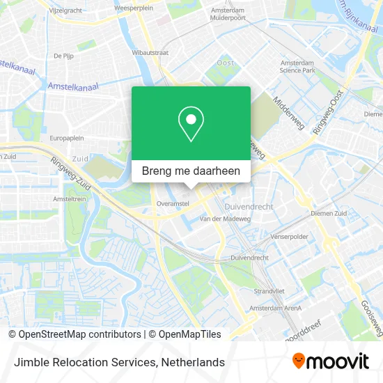 Jimble Relocation Services kaart