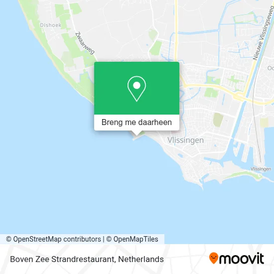 Boven Zee Strandrestaurant kaart