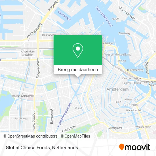 Global Choice Foods kaart