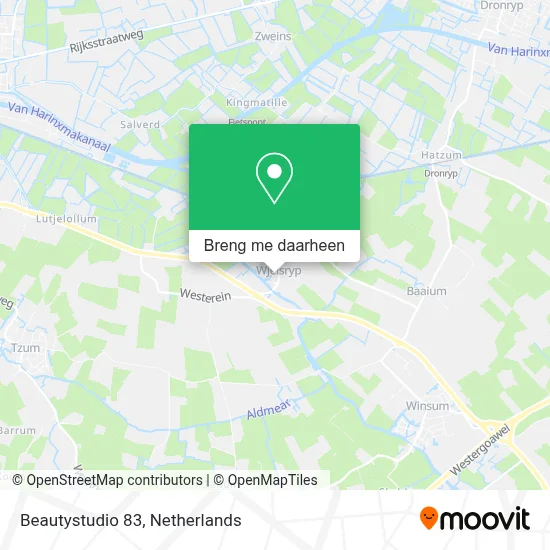 Beautystudio 83 kaart