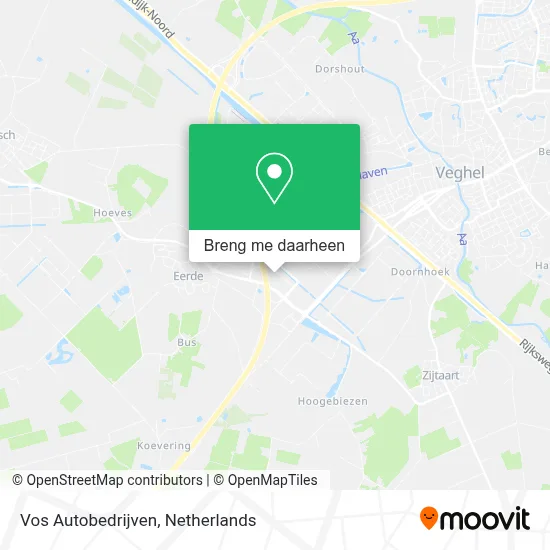 Vos Autobedrijven kaart