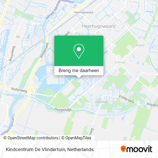 Kindcentrum De Vlindertuin kaart