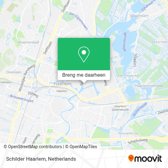 Schilder Haarlem kaart