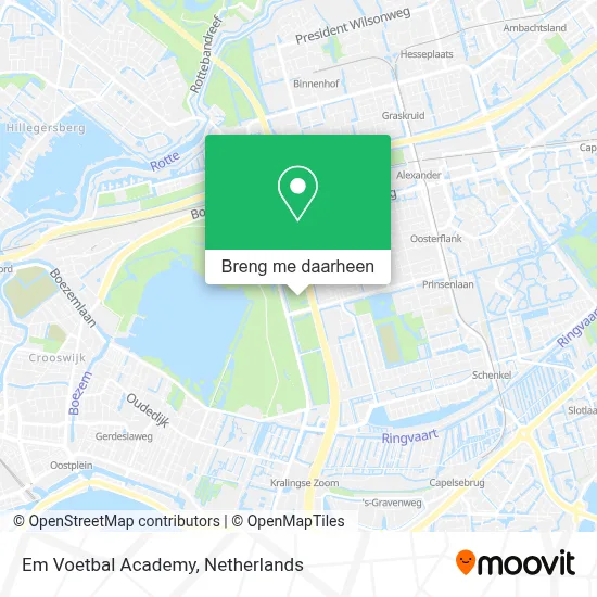 Em Voetbal Academy kaart