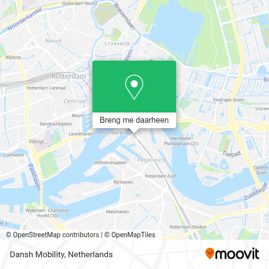 Dansh Mobility kaart