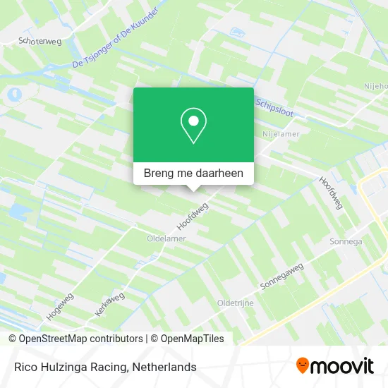 Rico Hulzinga Racing kaart