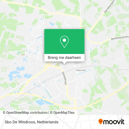 Sbo De Windroos kaart