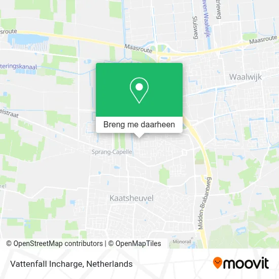 Vattenfall Incharge kaart