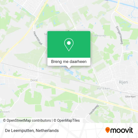 De Leemputten kaart